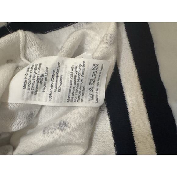 J. CREW Cotton Women’s XS Crew Neck Sweater Pineapple Print Prep Golf Cruise - Picture 9 of 9